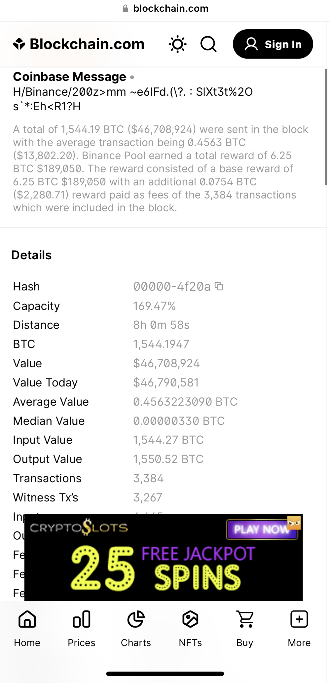 $46,708,924 PROFIT